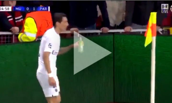 Di Maria bierze butelkę piwa i... :D [VIDEO]